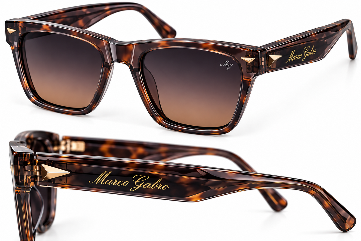 Marco Gabro Herren Design Sonnenbrille